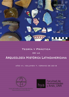 					Ver Vol. 7 Núm. 1 (2018): Teoría y Práctica de la Arqueología Histórica Latinoamericana
				